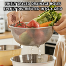 idrop 4 PCS – 316L Stainless Steel Mixing Bowl Vegetable Washing Basin Drain Basket Food Grade Dough Mixing Bowl Salad Bowl Cooking Bowl Mangkuk Pengadun Keluli Tahan Karat 316L Besen Cuci Sayur Bakul Penapis Adunan Doh Gred Makanan Salad dan Memasak