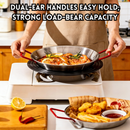 idrop 24CM – Stainless Steel Seafood Serving Tray Double Handle Crayfish Fried Chicken Dish Kitchen Tableware Set Set Pinggan Hidangan Keluli Tahan Karat 24CM Pinggan Makanan Laut Pemegang Dua Pinggan Dry Pot Udang Kara Ayam Goreng
