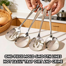 idrop 2 PCS – 304 Stainless Steel Serving Spoon Food Grade Dining Spoon Soup Spoon Premium Kitchen Tableware Set Set Sudu Hidang Keluli Tahan Karat 304 Gred Makanan Sudu Makan Sudu Sup Premium Peralatan Dapur