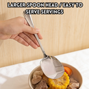idrop 2 PCS – 304 Stainless Steel Serving Spoon Food Grade Dining Spoon Soup Spoon Premium Kitchen Tableware Set Set Sudu Hidang Keluli Tahan Karat 304 Gred Makanan Sudu Makan Sudu Sup Premium Peralatan Dapur