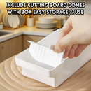 idrop 2 PCS – Butter Storage Box Cutter Portion Container Refrigerator Fresh Keeping Box Food Grade Freezer Cheese Slicer and Cutter Kitchen Organizer Set Set Kotak Simpan Mentega Bekas Pemotong dan Pembahagi Bekas Peti Sejuk Gred Makanan Keju dan Mentega