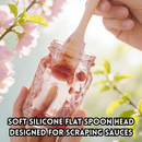 idrop 2 PCS – Stand Up Jam Spoon Mini Seasoning Spoon Cute Kitchen Condiment Spoon Small Sauce Spoon Tableware Set Set Sudu Jem Berdiri Mini Sudu Perasa Comel Sudu Sos Kecil Peralatan Dapur