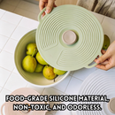 idrop 6 PCS – Multi Size Silicone Food Cover Round Sealing Lid Microwave Splash Proof Oil Proof Food Grade Lid Kitchen Storage Set Set Penutup Silikon Pelbagai Saiz Penutup Kedap Bulat Penutup Microwave Tahan Percikan dan Minyak Penutup