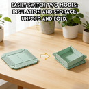 idrop 5 PCS – Foldable Mini Cutting Board Food Grade Chopping Board Portable Office Fruit Cutting Board Outdoor Camping Kitchen Tool Set Set Papan Pemotong Lipat Mini Gred Makanan Papan Potong Buah Mudah Alih Untuk Pejabat Sesuai