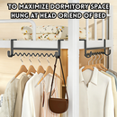 idrop 2 PCS 60CM – Dorm Essential Bedside Wave Hanger Multi Purpose Hook Bedside Storage Hook Bunk Bed Hanging Rack Penyangkut Sisi Katil Bentuk Gelombang Penyangkut Serbaguna Rak Gantung Katil Asrama Rak Katil Bertingkat