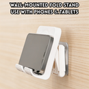 idrop 1 PCS – Bathroom Phone Holder Wall Mounted Toilet Shelf Kitchen Wall Tablet Stand Storage Rack Set Set Pemegang Telefon Bilik Air Rak Dinding Tandas Rak Dinding Dapur Pemegang Tablet Rak Penyimpanan