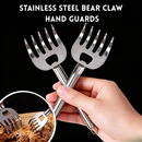 idrop 3 PCS - Stainless Steel Bear Claw Finger Multi-Function Meat Cutter Protector Heat-Resistant Safe Cutting Tool – Essential Finger Protection, Pelindung Jari Bentuk Cakar Beruang Keluli Tahan Karat Dapur Serbaguna Tahan Haba – Perlindungan Jari Wajib