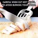 idrop 3 PCS - Stainless Steel Bear Claw Finger Multi-Function Meat Cutter Protector Heat-Resistant Safe Cutting Tool – Essential Finger Protection, Pelindung Jari Bentuk Cakar Beruang Keluli Tahan Karat Dapur Serbaguna Tahan Haba – Perlindungan Jari Wajib