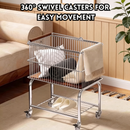 idrop 1 PCS – Double Layer Storage Cart Bathroom Laundry Basket Toilet Organizer Snack Rack Backpack Holder Home Rolling Trolley Set Set Troli Penyimpanan Dua Lapisan Bakul Dobi Bilik Air Rak Tandas Rak Snek Pemegang Beg Sekolah Rumah