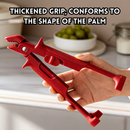 idrop 2 PCS - 3-in-1 Heat-Resistant Bowl Clip Kitchen Silicone Anti-Slip Multi-Function Plate & Bowl Tongs Non-Slip Serving Tray Holder, Pengapit Mangkuk Tahan Panas Serbaguna Anti Gelincir Alat Dapur Pengapit Pinggan dan Dulang Untuk Kegunaan Rumah