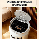 idrop 1 PCS New Household Trash Bin Luxury Design with Lid Large Capacity Portable Hygienic Waste Bin for Living Room and Bedroom, Tong Sampah Rumah Rekaan Mewah Dengan Penutup Kapasiti Besar Sesuai Untuk Ruang Tamu dan Bilik Tidur