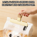 idrop 4 PCS – Food Sealing Clip Snack Bag Clip Moisture Proof Fresh Keeping Plastic Bag Seal Chip and Tea Clip 2 Large 2 Small Set Set Klip Penutup Makanan Klip Snek Klip Kedap Udara Kalis Lembapan Penjaga Kesegaran Beg Plastik Klip Cip dan Teh