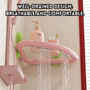idrop 3 PCS - Bathroom Shelf No Drill Wall Mounted Storage Rack Suction Cup Organizer for Toilet & Shower Multi-Function Space Saving Holder, Rak Bilik Air Tanpa Tebuk Rak Penyimpanan Lekap Dinding Dengan Cawan Sedut Untuk Tandas Serbaguna Jimat Ruang