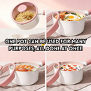idrop 1 PCS 20CM – Milk Pot Titanium Ceramic Non Stick Pot Baby Steam and Cook Small Soup Pot Instant Noodle Kitchen Cookware Periuk Susu Makanan Bayi Titanium Seramik Tidak Lekat Kukus dan Masak Bayi Periuk Sup Kecil Periuk Mi Segera Rumah