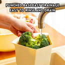 idrop 1 PCS - Rotating Hot Pot Vegetable Tray Sectioned Food Prep Plate with Draining Basket Multi-Function Kitchen Organizer for Vegetable, Dulang Sayur Putar Pinggan Penyediaan Dapur Berpetak Dengan Bakul Saliran Penyimpanan Sayur Serbaguna