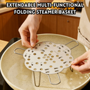 idrop 1 PCS – 304 Stainless Steel Expandable Steamer Rack Foldable Multi Purpose High Leg Steam Stand Water Bath Cooking Rack Set Set Rak Kukus Boleh Laras Keluli Tahan Karat 304 Rak Kukus Lipat Serbaguna Berkaki Tinggi Sesuai Untuk Masakan Rendaman Air