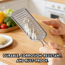 idrop 1 PCS – Cheese Grater Lemon Zester Baking Cheese Grater Onion Ginger Garlic Slicer Multi Purpose Kitchen Ginger Grater Set Set Parut Keju Parut Kulit Lemon Parut Keju Baking Penghiris Bawang Halia Bawang Putih Parut