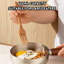 idrop 1 PCS – 304 Stainless Steel Instant Noodle Bowl with Lid Single Serving Bowl with Handle for Cooking Noodles and Soup Set Set Mangkuk Mi Segera Keluli Tahan Karat 304 Dengan Penutup Mangkuk Satu Hidangan Bertangkai Untuk Masak Mi dan Sup