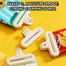 idrop 4 PCS - Snack Sealing Clip Cute Kitchen Plastic Bag Clip Multi-Function Food Storage Clamp for Snacks and Seasoning Bags, Klip Pengedap Snek Klip Penutup Beg Makanan Comel Klip Beg Plastik Dapur Alat Pengikat Serbaguna