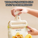 idrop 4 PCS - Snack Sealing Clip Cute Kitchen Plastic Bag Clip Multi-Function Food Storage Clamp for Snacks and Seasoning Bags, Klip Pengedap Snek Klip Penutup Beg Makanan Comel Klip Beg Plastik Dapur Alat Pengikat Serbaguna