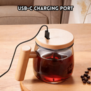 idrop 2 PCS - Automatic Electric Self-Stirring Cup Rechargeable Portable with Measurement Scale Markings – Ideal Lazy Mixing Mug for Soy Milk and Milk Powder, Cawan Kacau Elektrik Automatik Boleh Dicas Mudah Alih Dengan Tanda Sukatan