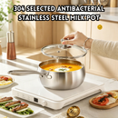 idrop【24CM 】304 Stainless Steel Wok Deep Belly Non Stick Frying Pan Flat Bottom Pan Gas Induction Cooker Compatible Kitchen Cookware Set Kuali Keluli Tahan Karat 304 Tanpa Salutan Perut Dalam Kuali Tidak Lekat Tapak Rata Sesuai Dapur Gas dan Induksi (S)