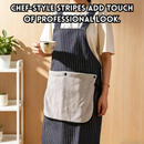 idrop 3 in 1 Cross Back Apron Detachable Thickened Hand Towel Waterproof Oil Proof Premium Kitchen Apron Home and Work Use Apron Silang Belakang 3 Dalam 1 Tuala Tangan Boleh Tanggal Tebal Kalis Air dan Minyak Apron Dapur Premium Untuk Rumah dan Kerja (S)