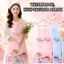 idrop Kitchen Apron Waterproof Oil Proof Home Cooking Apron with Pocket Hand Wipe Design Restaurant Work Apron Random Colour Set Set Apron Dapur Kalis Air dan Minyak Apron Memasak Rumah Dengan Poket Rekaan Lap Tangan Apron Kerja Restoran Warna Rawak (S)