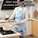 idrop Kitchen Apron Waterproof Oil Proof Home Cooking Apron with Pocket Hand Wipe Design Restaurant Work Apron Random Colour Set Set Apron Dapur Kalis Air dan Minyak Apron Memasak Rumah Dengan Poket Rekaan Lap Tangan Apron Kerja Restoran Warna Rawak (S)