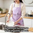 idrop Kitchen Apron Waterproof Oil Proof Home Cooking Apron with Pocket Hand Wipe Design Restaurant Work Apron Random Colour Set Set Apron Dapur Kalis Air dan Minyak Apron Memasak Rumah Dengan Poket Rekaan Lap Tangan Apron Kerja Restoran Warna Rawak (S)