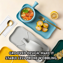 idrop 【Ceramic Set】5 INCH Ceramic Breakfast Bowl with Handle 12 INCH Ceramic Plate Creative Home Dining Tableware Set Random Colour Mangkuk Sarapan Seramik 5 INCH Dengan Pemegang Pinggan Seramik 12 INCH Set Peralatan Makan Kreatif Rumah Warna Rawak (S)