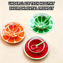 idrop【Ceramic Set】5 INCH Ceramic Fruit Bowl 8 INCH Ceramic Fruit Plate with Ceramic Spoon Cute Cartoon Tableware Set Set Mangkuk Buah Seramik 5 INCH Pinggan Buah Seramik 8 INCH Dengan Sudu Seramik Rekaan Kartun Kreatif Peralatan Makan Rumah (S)