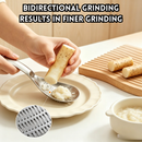 idrop Multifunction Baby Food Masher Spoon Ginger Garlic Grinding Spoon Stainless Steel Strainer Spoon Food Press Kitchen Tool Set Set Sudu Penekan Makanan Bayi Serbaguna Sudu Pengisar Halia dan Bawang Putih Sudu Penapis Keluli Tahan Karat Alat Dapur (S)