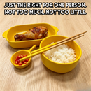 idrop 4 PCS Ceramic Set – Ceramic Double Handle Baking Tray Creative Matte Soup Bowl Small Seasoning Dish Chopsticks Oven Baking Plate Tray Seramik Dulang Pembakar Seramik Pemegang Dua Mangkuk Sup Matte Kreatif Pinggan Perasa Kecil Penyepit Pinggan (S)