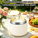 idrop 1.2L 304 Stainless Steel Vacuum Insulated Lunch Box 24 Hour Heat Retention Food Jar Portable Office Meal Container Bekas Makan Termos Vakum 1.2L Keluli Tahan Karat 304 Tahan Panas Sehingga 24 Jam Bekas Makanan Mudah Alih Pejabat Kegunaan Harian (S)
