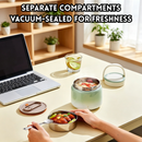 idrop 1.2L 304 Stainless Steel Vacuum Insulated Lunch Box 24 Hour Heat Retention Food Jar Portable Office Meal Container Bekas Makan Termos Vakum 1.2L Keluli Tahan Karat 304 Tahan Panas Sehingga 24 Jam Bekas Makanan Mudah Alih Pejabat Kegunaan Harian (S)