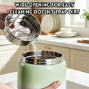 idrop 1.2L 304 Stainless Steel Vacuum Insulated Lunch Box 24 Hour Heat Retention Food Jar Portable Office Meal Container Bekas Makan Termos Vakum 1.2L Keluli Tahan Karat 304 Tahan Panas Sehingga 24 Jam Bekas Makanan Mudah Alih Pejabat Kegunaan Harian (S)