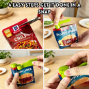 idrop Wall Mounted Seasoning Packet Organizer No Drill Spice Bag Storage Rack Rotating Clip Holder Kitchen Storage Rak Penyimpanan Paket Perasa Gantung Dinding Tanpa Tebuk Rak Simpan Beg Perasa Pemegang Klip Berputar Rak Penyimpanan Dapur Serbaguna (S)