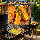 idrop Foldable Corn Holder BBQ Tongs Heat Resistant Corn Gripper Portable Outdoor Barbecue Clip Kitchen Tool Set Set Klip Jagung Lipat Penyepit BBQ Tahan Panas Pemegang Jagung Mudah Alih Untuk Barbeku Luar Alat Dapur Serbaguna (S)