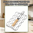 idrop Foldable Corn Holder BBQ Tongs Heat Resistant Corn Gripper Portable Outdoor Barbecue Clip Kitchen Tool Set Set Klip Jagung Lipat Penyepit BBQ Tahan Panas Pemegang Jagung Mudah Alih Untuk Barbeku Luar Alat Dapur Serbaguna (S)