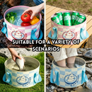 idrop Portable Foldable Basin Outdoor Water Bucket Travel Washing Basin Foot Soak Tub Laundry Basin Camping Essential Set Besen Lipat Mudah Alih Baldi Air Luaran Besen Cuci Perjalanan Bekas Rendam Kaki Besen Dobi Peralatan Perkhemahan dan Pelancongan (S)