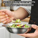 idrop 【20CM / 23CM】Stainless Steel Salad Bowl Crayfish Bowl Pasta Bowl Ramen Bowl Soup Serving Bowl Kitchen Tableware Mangkuk Salad Keluli Tahan Karat 20 / 23CM Mangkuk Udang Kara Mangkuk Pasta Mangkuk Ramen Mangkuk Sup Hidangan Peralatan Dapur Rumah (S)