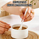idrop Creative Luxury Coffee Spoon Long Handle Milk Stirring Spoon Ceramic Baby Stirrer Dessert Spoon Kitchen Tableware Set Set Sudu Kopi Mewah Kreatif Pemegang Panjang Sudu Kacau Susu Pengacau Bayi Seramik Sudu Pencuci Mulut Dapur (S)