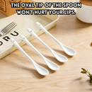 idrop Creative Luxury Coffee Spoon Long Handle Milk Stirring Spoon Ceramic Baby Stirrer Dessert Spoon Kitchen Tableware Set Set Sudu Kopi Mewah Kreatif Pemegang Panjang Sudu Kacau Susu Pengacau Bayi Seramik Sudu Pencuci Mulut Dapur (S)