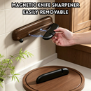 idrop Wall Mounted Kitchen Knife Holder No Drill Storage Rack Multi Function Knife Organizer with Sharpener Home Use Kitchen Storage Set Rak Pisau Dapur Gantung Dinding Tanpa Tebuk Rak Penyimpanan Serbaguna Dengan Pengasah Pisau Untuk Kegunaan Rumah (S)