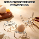 idrop Mini 304 Stainless Steel Steaming Rack Steamer Stand Food Steaming Tray Pot Rice Cooker Support Rack Kitchen Tool Set Set Rak Kukus Mini Keluli Tahan Karat 304 Rak Pengukus Makanan Sokongan Periuk dan Periuk Nasi Peralatan Dapur (S)