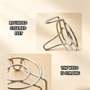 idrop Mini 304 Stainless Steel Steaming Rack Steamer Stand Food Steaming Tray Pot Rice Cooker Support Rack Kitchen Tool Set Set Rak Kukus Mini Keluli Tahan Karat 304 Rak Pengukus Makanan Sokongan Periuk dan Periuk Nasi Peralatan Dapur (S)