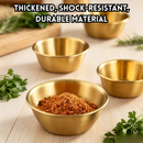 idrop 304 Stainless Steel Plate Bowl Deep Oval Serving Tray BBQ Flat Bottom Snack Dessert Dish Gold Serving Tray Pinggan Keluli Tahan Karat 304 Satu Lapisan Pinggan Bujur Dalam Pinggan Snek Pencuci Mulut Dulang Hidangan Warna Emas Peralatan (S)