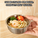 idrop 304 Stainless Steel Cute Animal Seasoning Container Kitchen Storage Sauce Dip Portable Food Storage Box Onion Ginger Garlic Bekas Perasa Keluli Tahan Karat Bekas Sos dan Cencah Penyimpanan Dapur Bekas Simpanan Makanan Bawang Halia Bawang Putih (S)