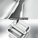 idrop 14CM 304 Stainless Steel Square Sauce Container with Lid Commercial Kitchen Seasoning Box Jam Pot Condiment Holder Storage Set Bekas Sos Segi Empat Keluli Tahan Karat 304 Dengan Penutup Bekas Perasa Dapur Komersial Jem Bekas Penyimpanan (S)